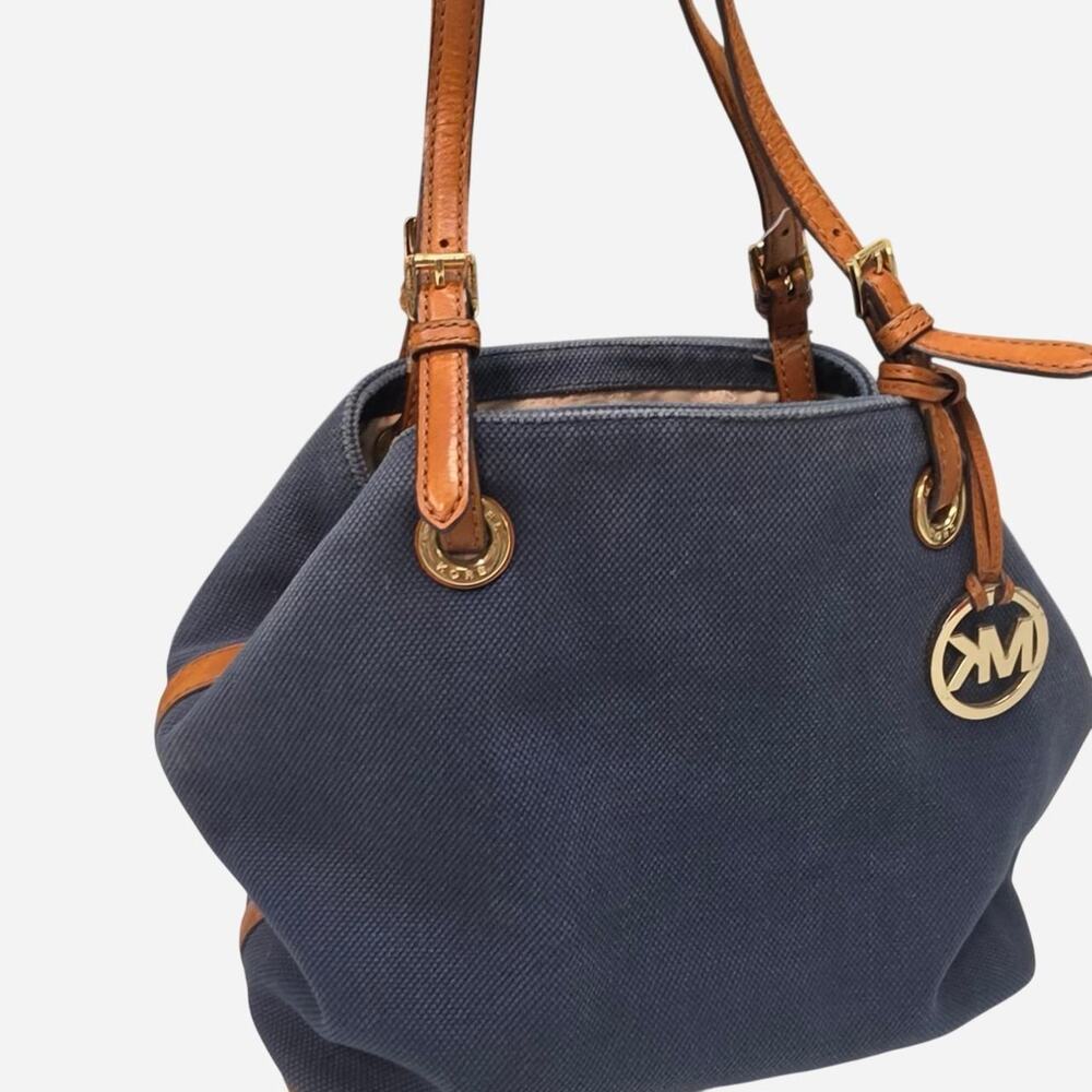 Michael kors navy blue canvas
